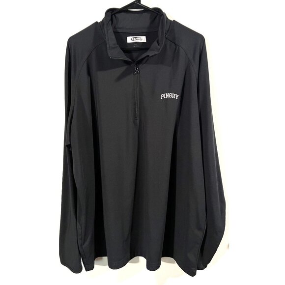E.S. Sports Other - E.S Sports Mens Apparel Black 1/4 Zip Athletic Shirt/ Lightweight Jacket 2XL